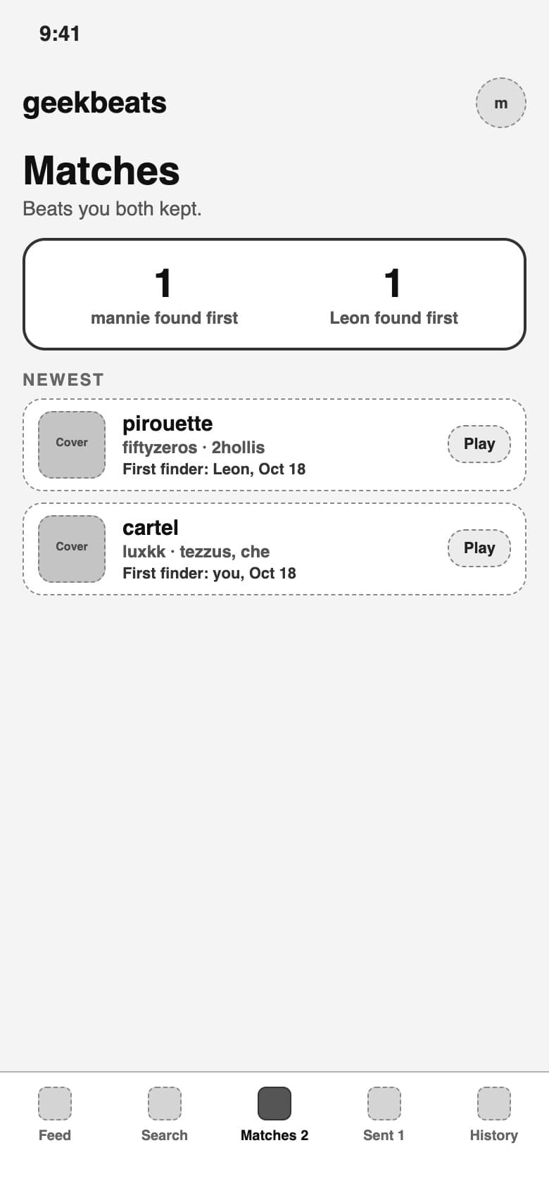 Matches, Lo-fi