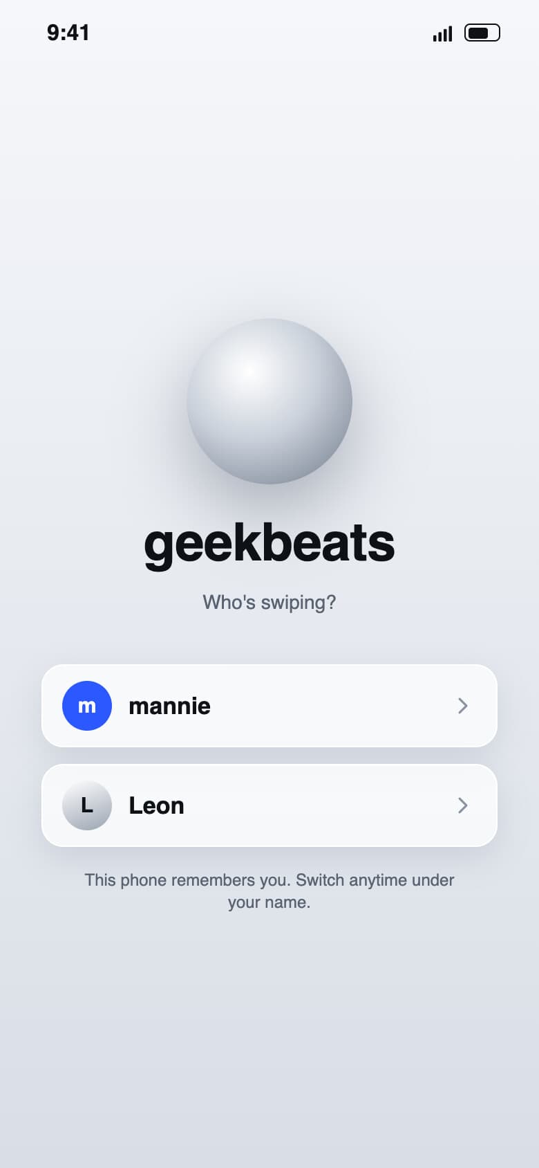 Who's swiping, Hi-fi