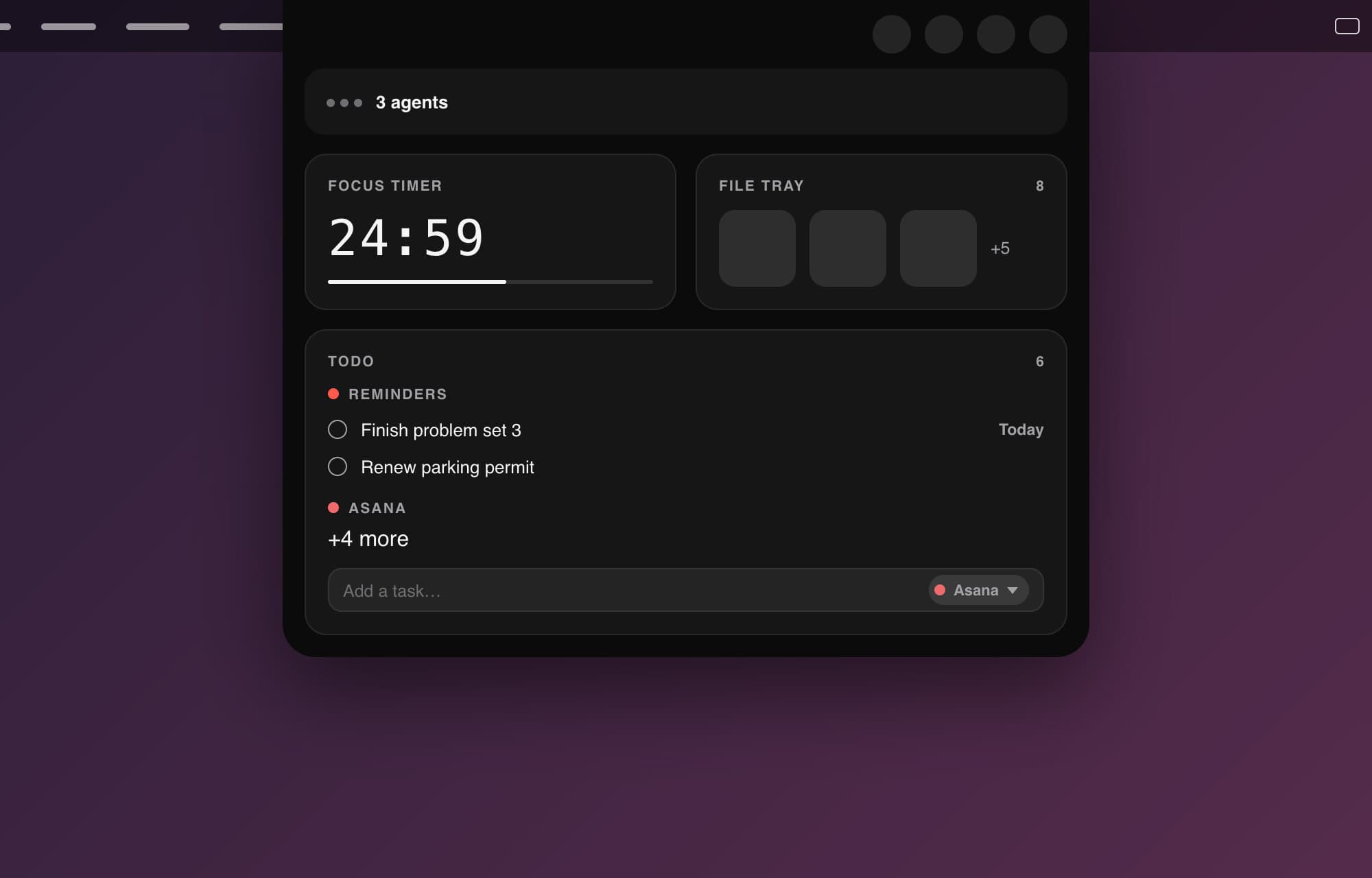 To-dos from every app, Hi-fi