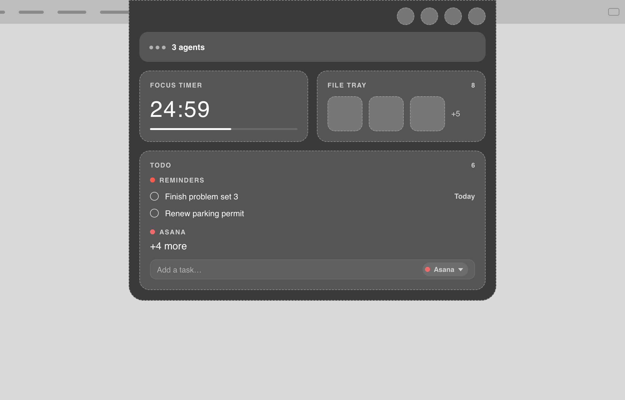 To-dos from every app, Lo-fi
