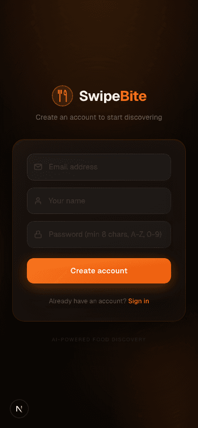 Sign Up