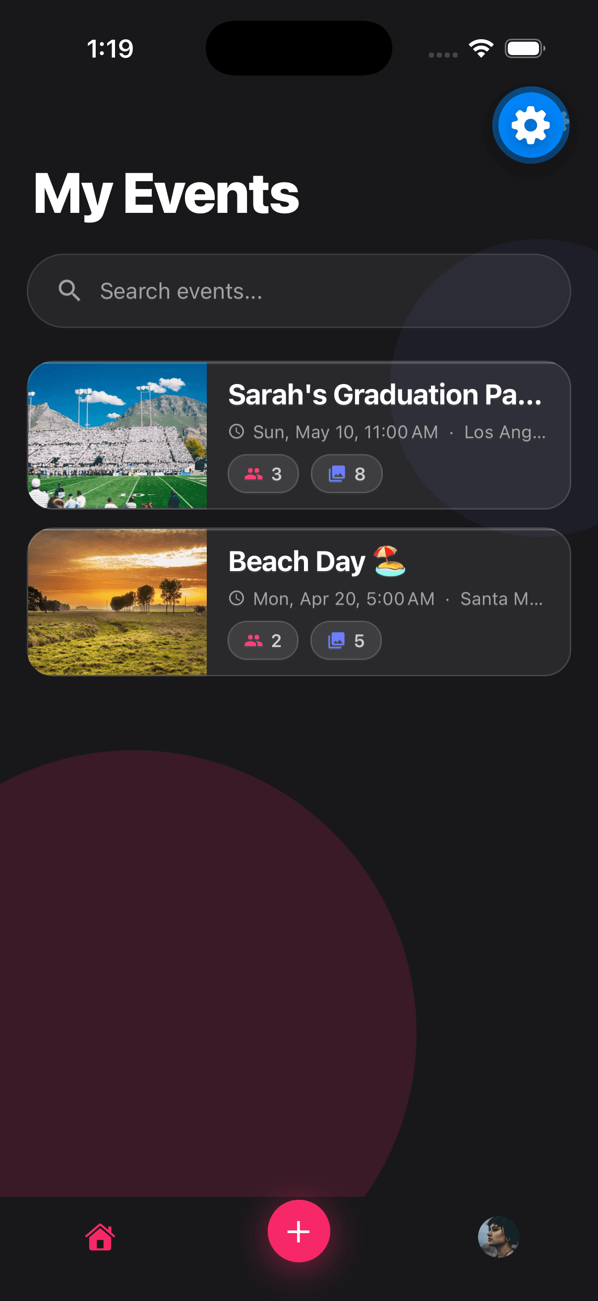 Events Feed